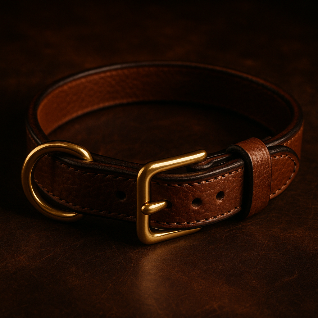 Full-Grain Leather Collar