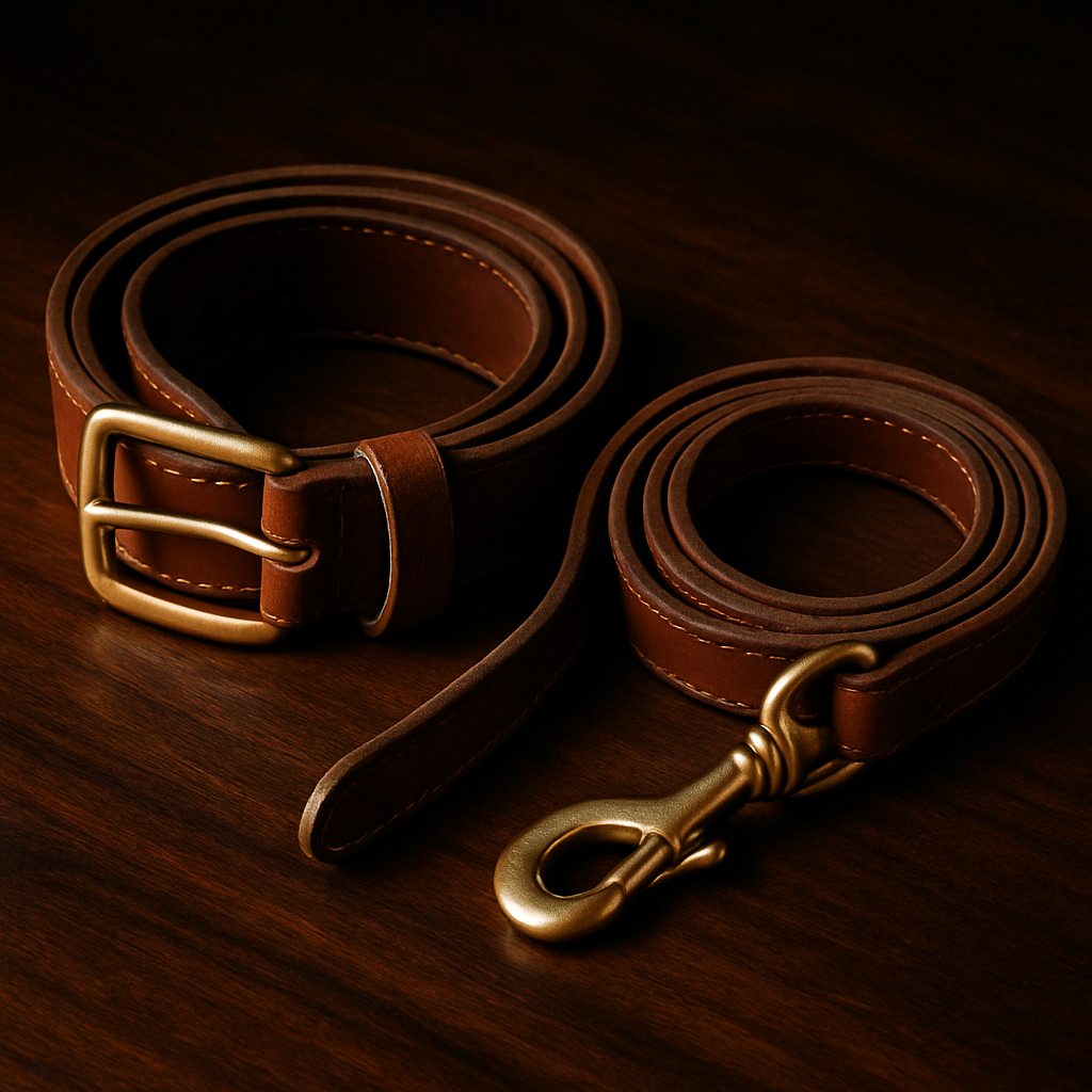 Heritage Leash & Belt Set