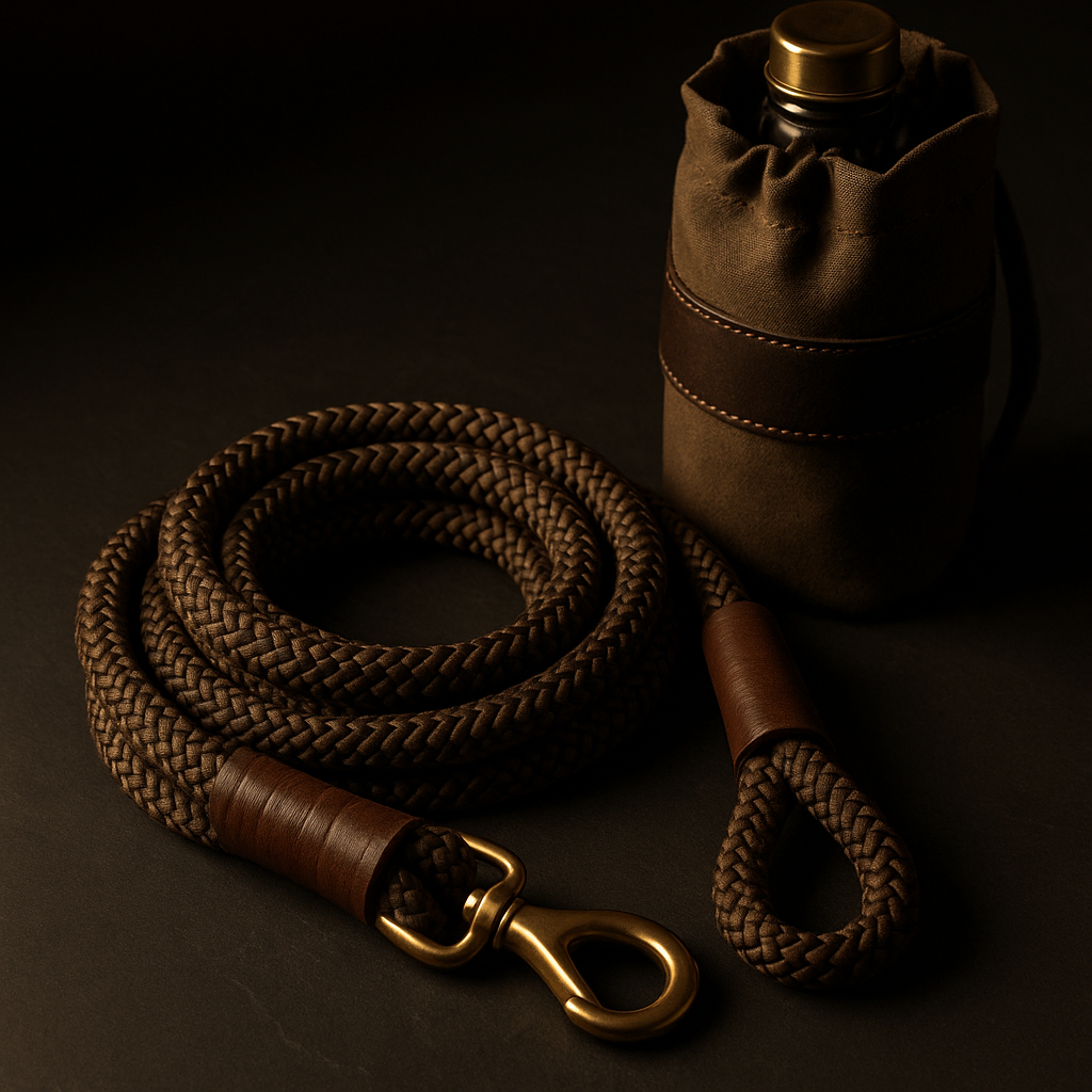 Trail Leash & Water Carrier